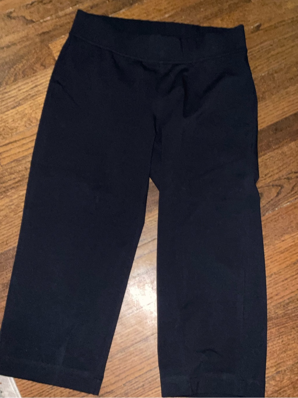Lands' End Black Stretch Waistband Pants
